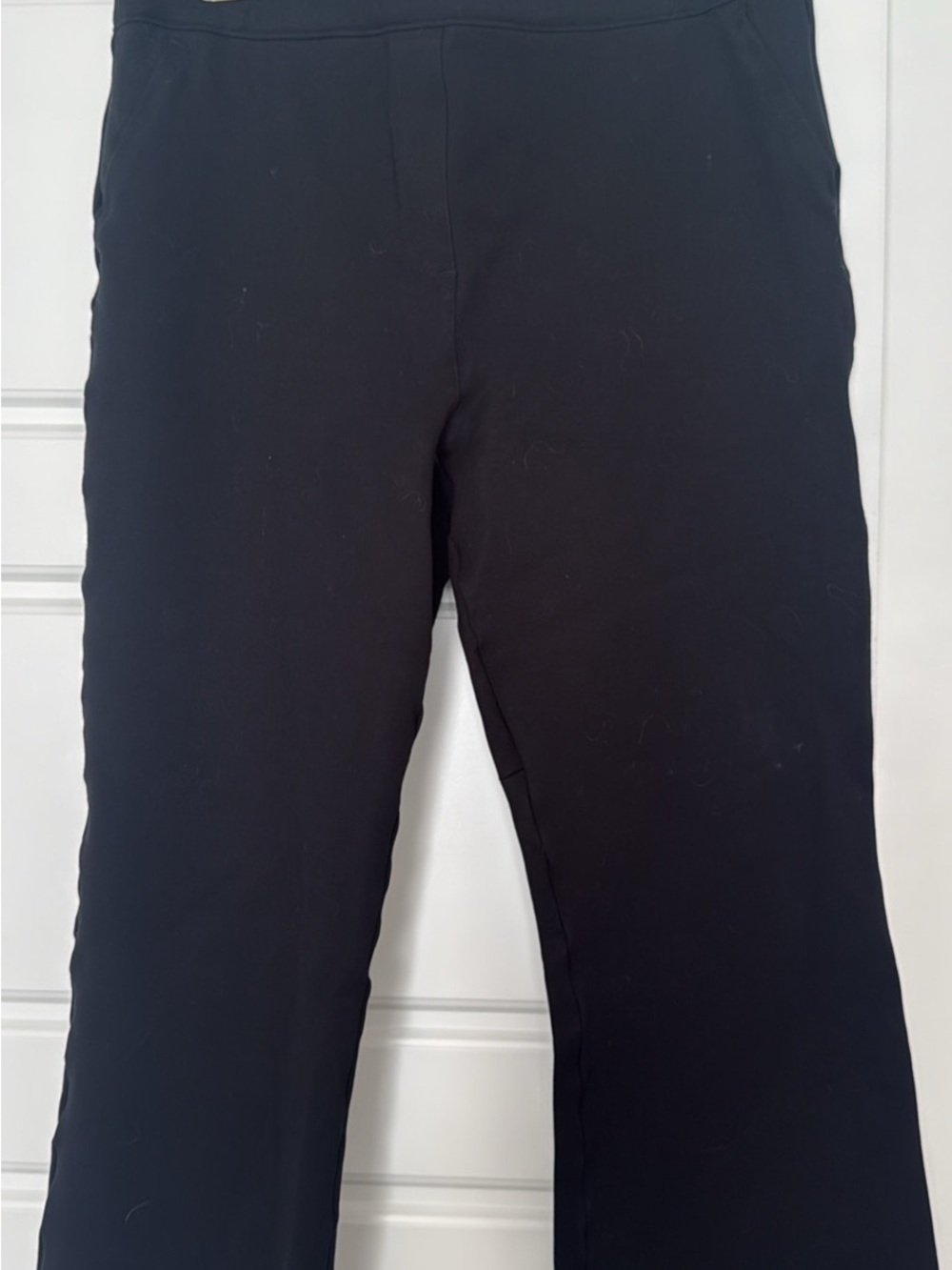 Women’s Spanx Crop Flare Black Stretch Pants